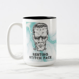 Halloween Funny Two-Tone Coffee Mug