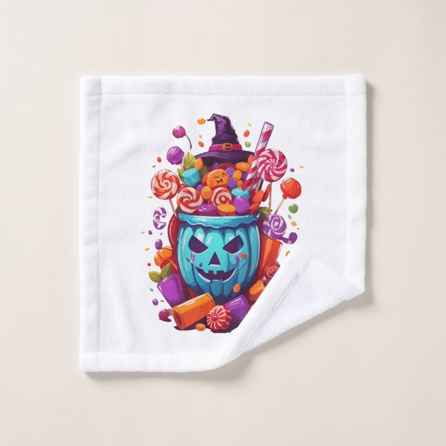 Halloween funny  wash cloth (Wash Cloth)