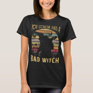 Halloween Funny You Coulda Had Bad Witch T-Shirt