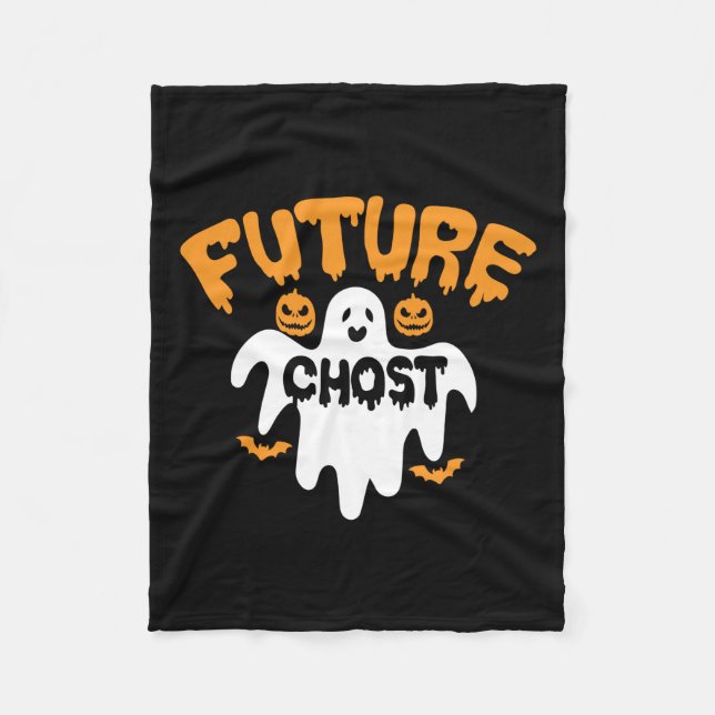 Halloween Future Chost Birthday Fleece Blanket (Front)