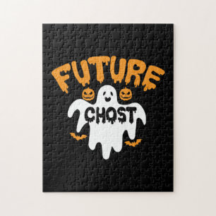 Halloween Future Chost Birthday Jigsaw Puzzle