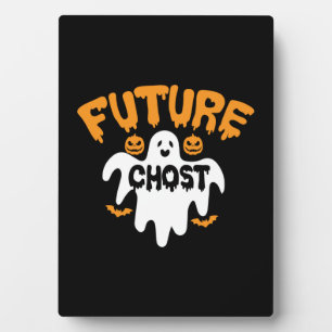 Halloween Future Chost Birthday Plaque