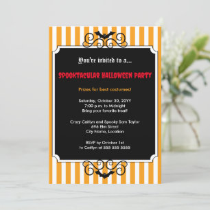 Halloween Gala Party Invitation