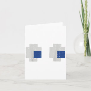 Halloween Gamer Pixel Eyes Gaming Costume Men Boys Card