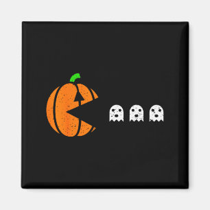 Halloween Gamer Pumpkin Eating Ghost Costume Men B Magnet