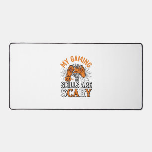 Halloween Gamer Skills Are Scary Vintage Shirt Des Desk Mat
