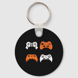 Halloween Gaming Controller Gamer Video Game Contr Key Ring