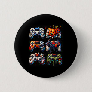 Halloween Gaming Controllers Mummy Skeleton Zombie 6 Cm Round Badge
