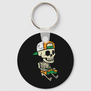 Halloween Gaming Skeleton Costume Gamer Boys Kids Key Ring