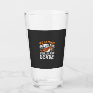 Halloween Gaming Skills Are Scary Ghost Controller Glass