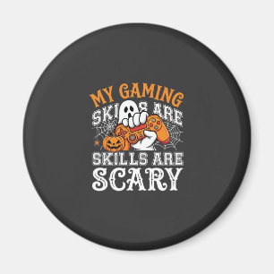 Halloween Gaming Skills Are Scary Ghost Controller Magnet