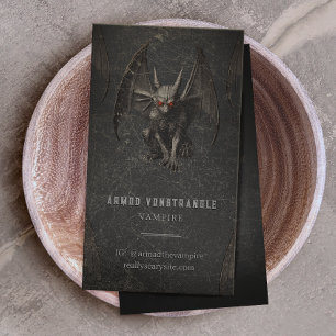 Halloween Gargoyle  Business Card