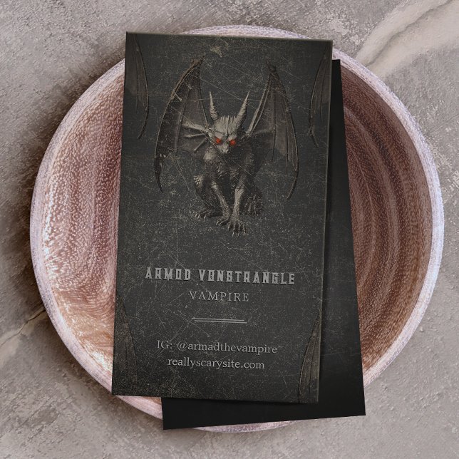 Halloween Gargoyle  Business Card (Creator Uploaded)