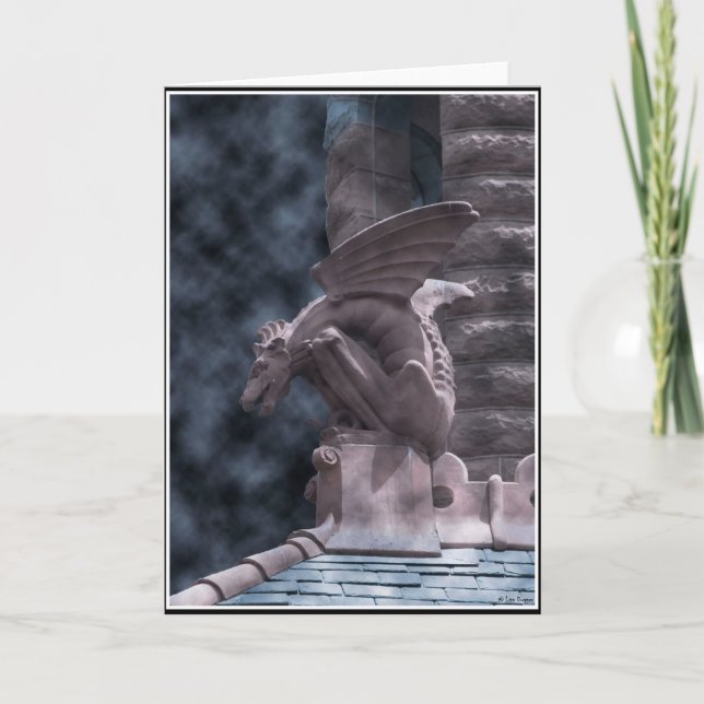 Halloween Gargoyle Card (Front)