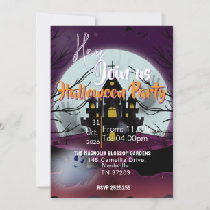 Halloween gather invitation