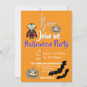Halloween gather invitation