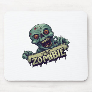 Halloween Generation With Scroll Zombie Costume Mouse Pad