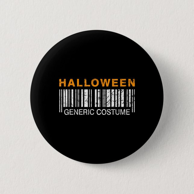Halloween Generic Costume Funny 6 Cm Round Badge (Front)