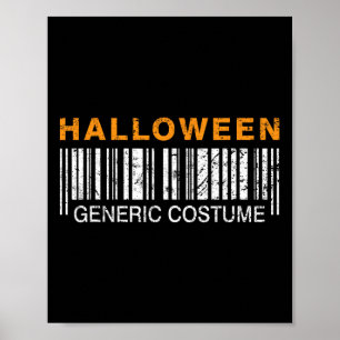 Halloween Generic Costume Funny  Poster