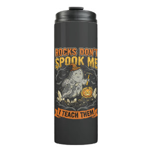 Halloween Geology Teacher Scare Thermal Tumbler