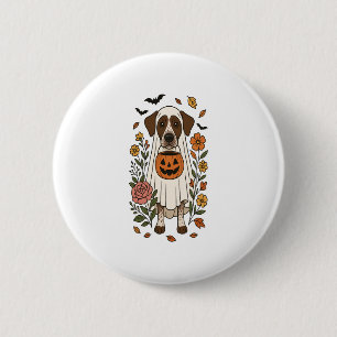 Halloween German Shorthaired Pointer 6 Cm Round Badge