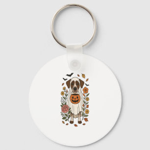Halloween German Shorthaired Pointer Key Ring