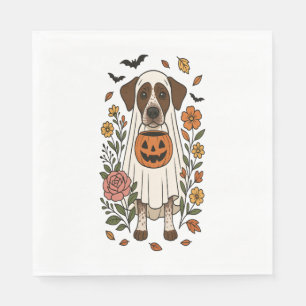 Halloween German Shorthaired Pointer Napkin