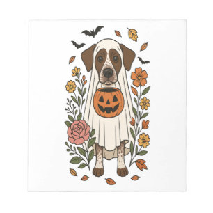 Halloween German Shorthaired Pointer Notepad