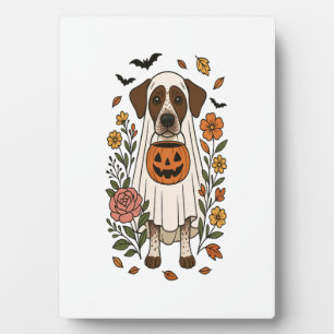 Halloween German Shorthaired Pointer Plaque