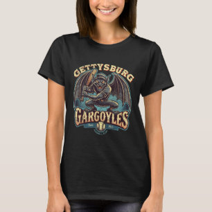 Halloween Gettsyburg Gargoyles Minor League Baseba T-Shirt