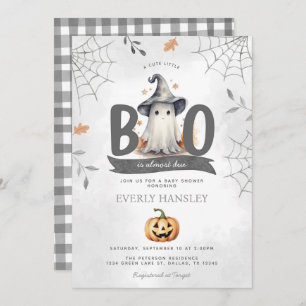 Halloween Ghost Baby Shower Invitation