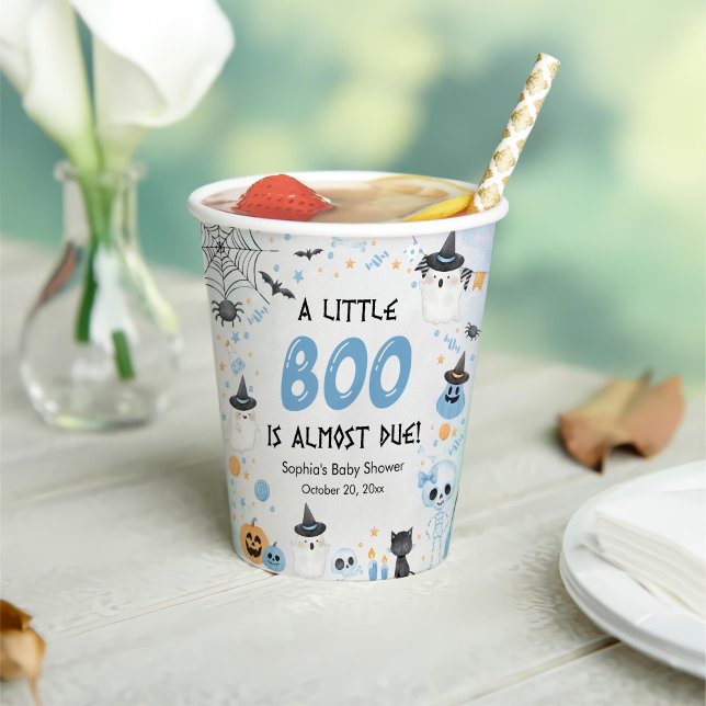 Halloween Ghost Baby Shower Party Paper Cups (Creator Uploaded)