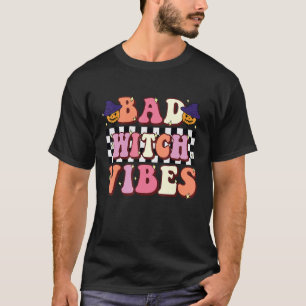 Halloween Ghost Bad Witch Spooky Vibes Season 2022 T-Shirt