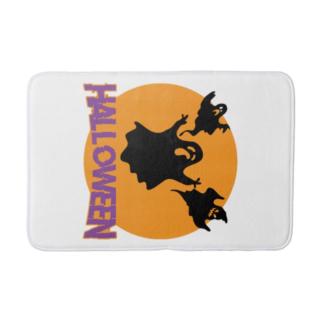 Halloween ghost bath mat (Front)