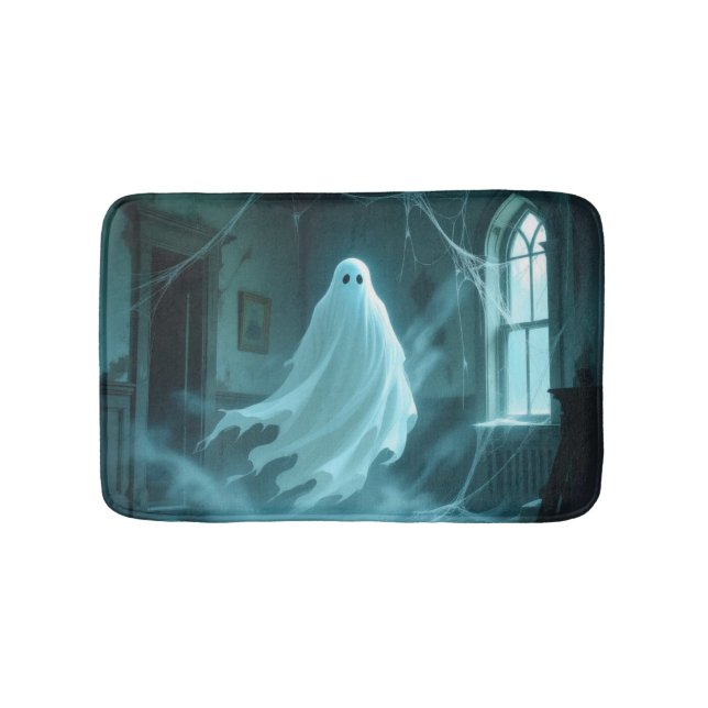 Halloween Ghost  Bath Mat (Front)
