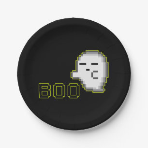 HALLOWEEN GHOST - BOO 2 PAPER PLATE