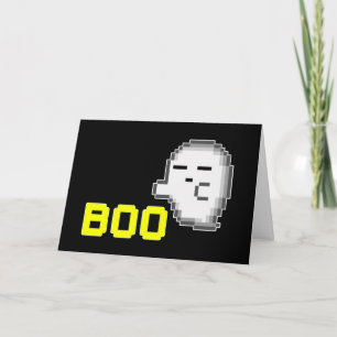 HALLOWEEN GHOST - BOO CARD