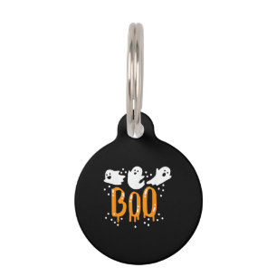 Halloween Ghost Boo Cute Pet Tag