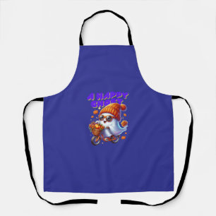 Halloween Ghost Boo Milk Tea Apron