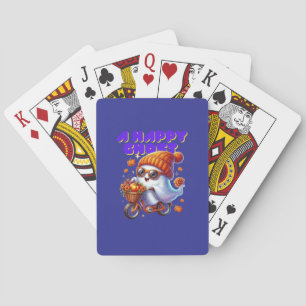 Halloween Ghost Boo Playing Cards