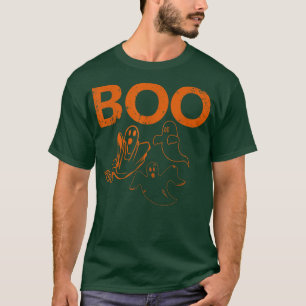 Halloween Ghost Boo Scary Funny Costume Fall Seaso T-Shirt