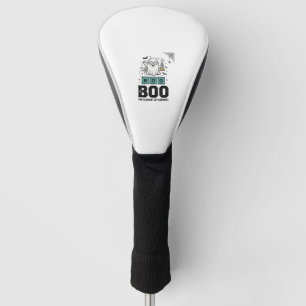 Halloween Ghost Boo Science Funny Vintage_1 Golf Head Cover