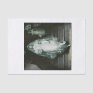 Halloween ghost bride decoupage tissue paper