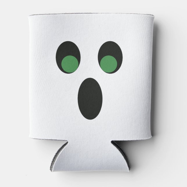 Halloween Ghost Can Cooler (Front)