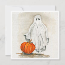 Halloween Ghost Card