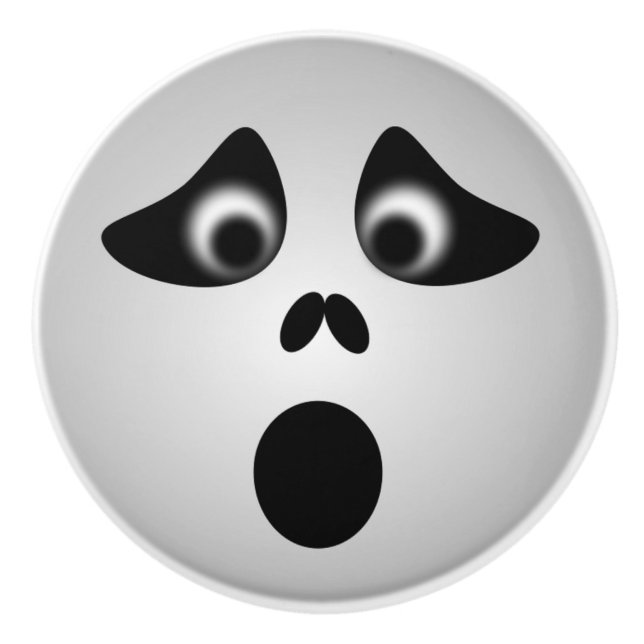 HALLOWEEN GHOST CERAMIC KNOB (Front)