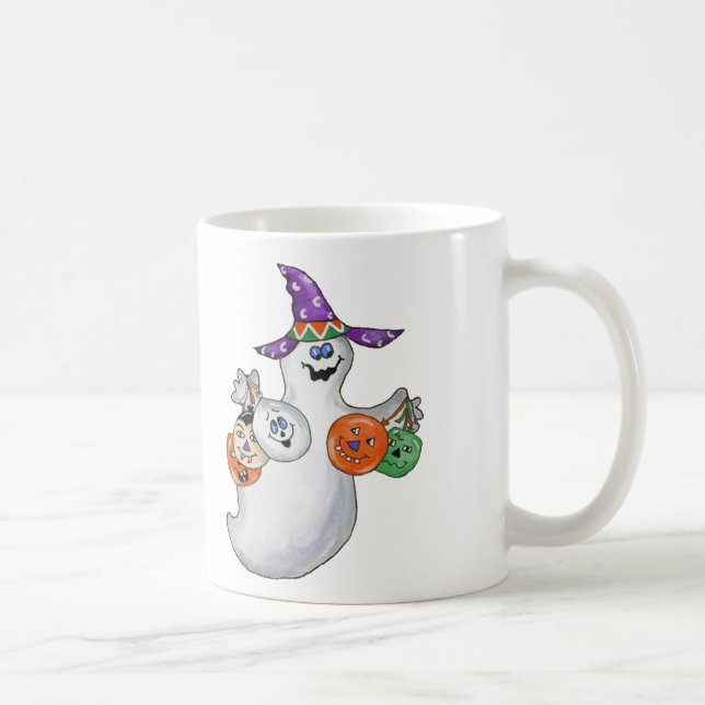 Halloween Ghost Coffee Mug (Right)