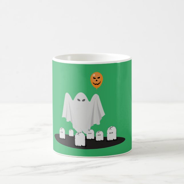 Halloween Ghost Coffee Mug (Center)