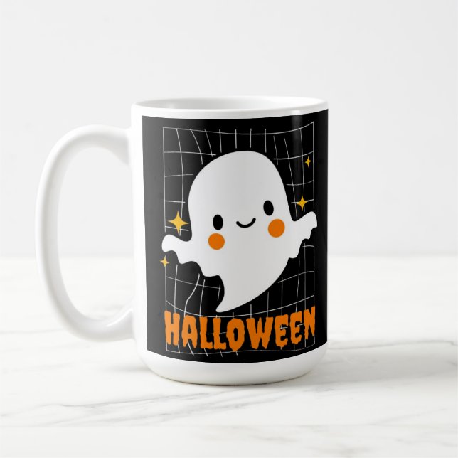 Halloween ghost  coffee mug (Left)