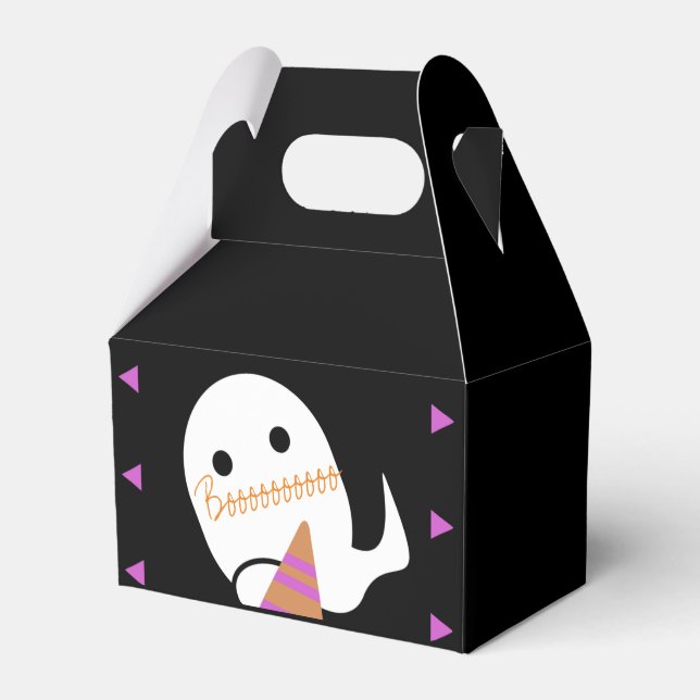 Halloween Ghost Costume Party  Favour Box (Front Side)